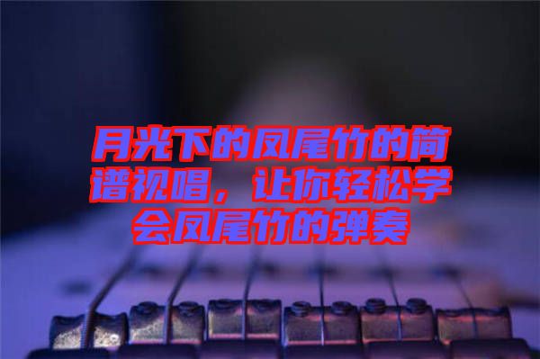 月光下的鳳尾竹的簡(jiǎn)譜視唱，讓你輕松學(xué)會(huì)鳳尾竹的彈奏