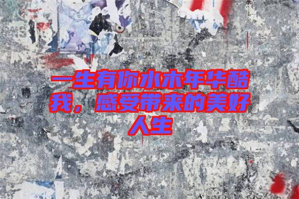 一生有你水木年華酷我，感受帶來(lái)的美好人生