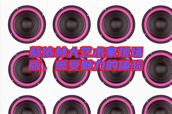 蔡依林大藝術(shù)家現(xiàn)場版，感受魅力的體驗