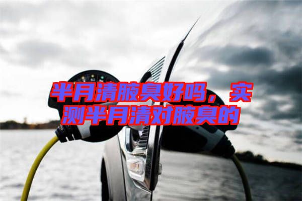 半月清腋臭好嗎，實測半月清對腋臭的