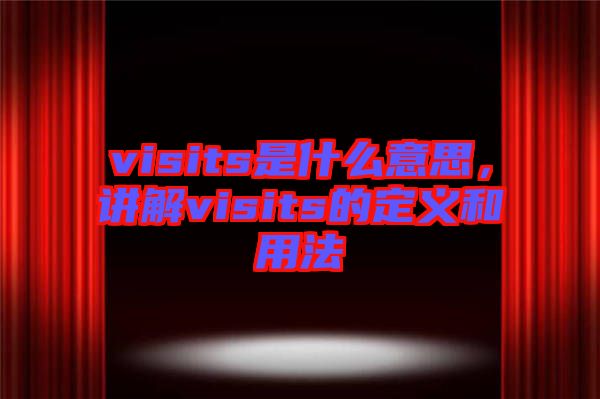 visits是什么意思，講解visits的定義和用法