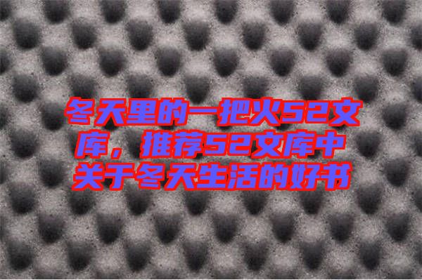 冬天里的一把火52文庫，推薦52文庫中關(guān)于冬天生活的好書