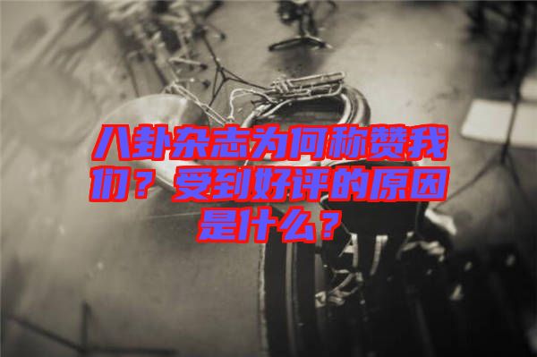 八卦雜志為何稱贊我們？受到好評(píng)的原因是什么？