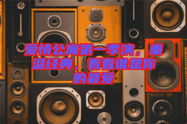 愛情公寓第一季演，重溫經(jīng)典，看看誰是你的最愛