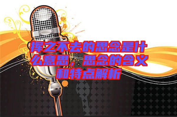 揮之不去的思念是什么意思，思念的含義和特點解析