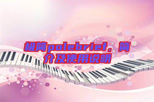 極簡polebrief，簡介及使用說明