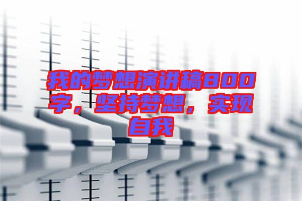 我的夢想演講稿800字，堅(jiān)持夢想，實(shí)現(xiàn)自我
